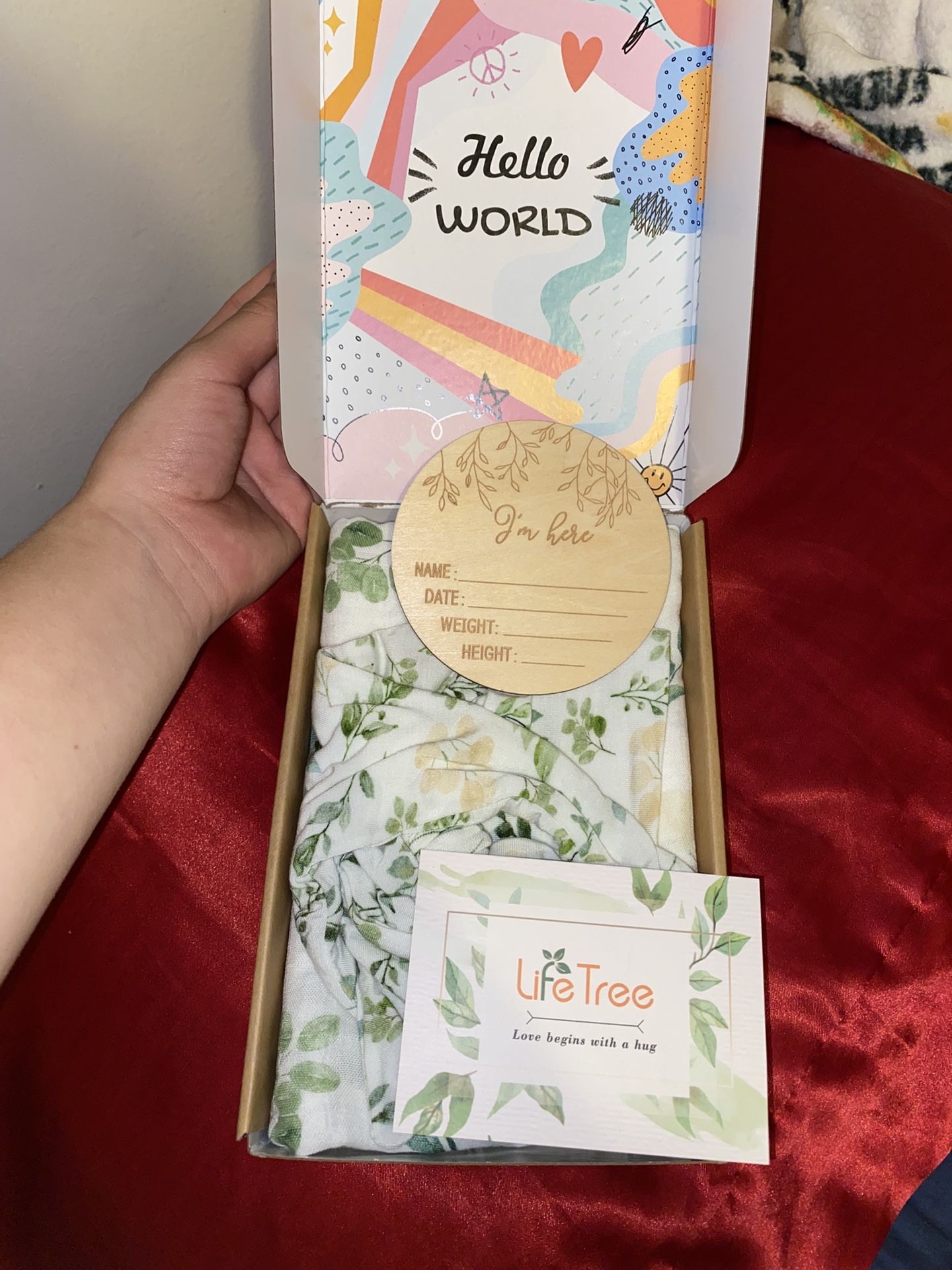 Swaddle Blanket And Hat Set