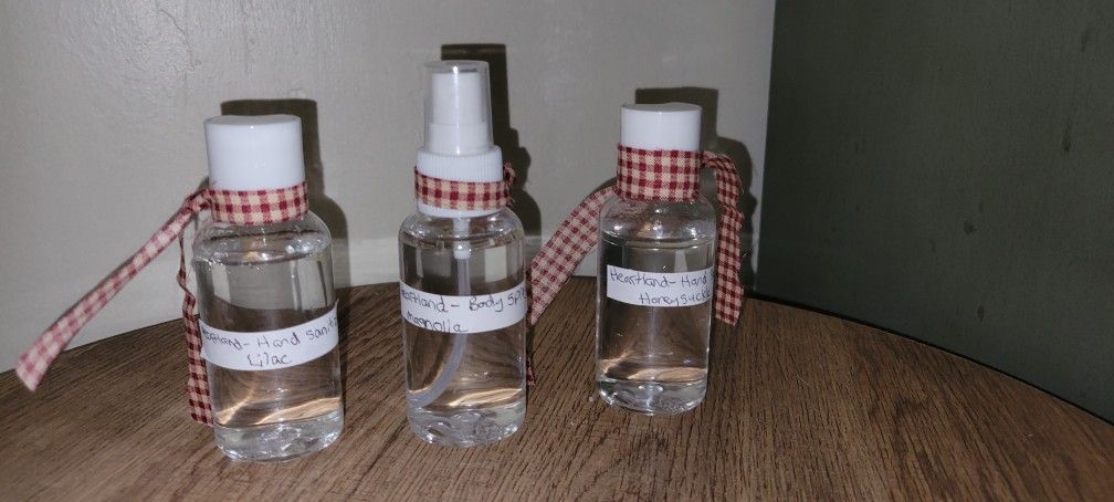 Body Spray And Hand Sanitizer 