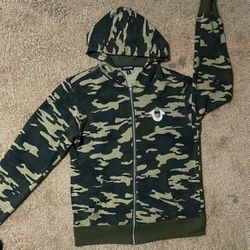 Camo Zip Up