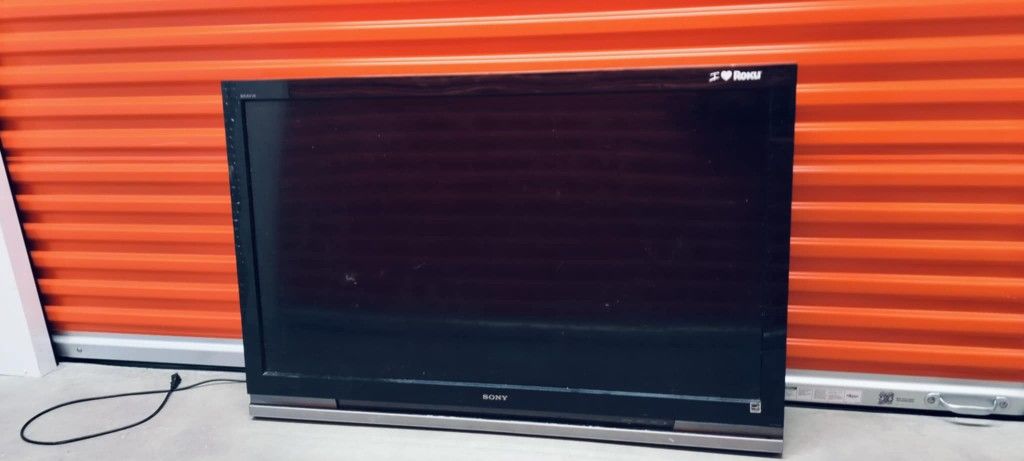 52 inch Sony LED TV with wall bracket attached