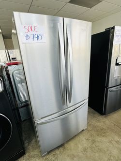 Stainless Steel Whirlpool French Door Refrigerator 
