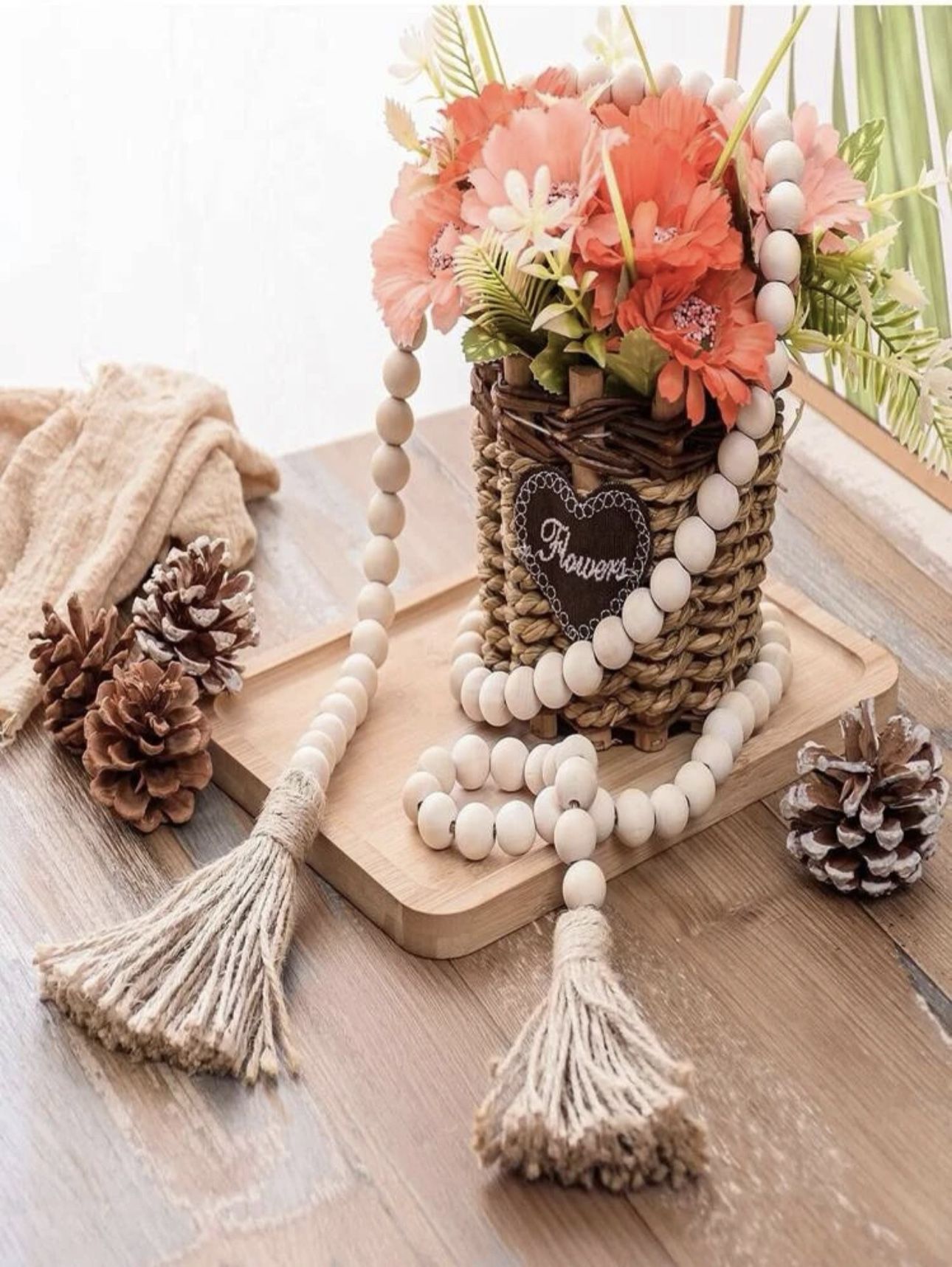 Wooden Beads Decoration 