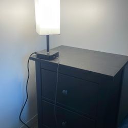 IKEA Nightstand + “Beside Lamp For Free!” 