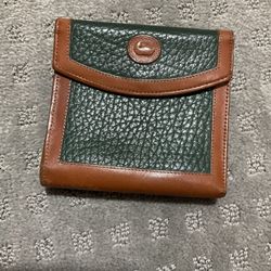 Vintage Dooney And Bourke Wallet All Leather 