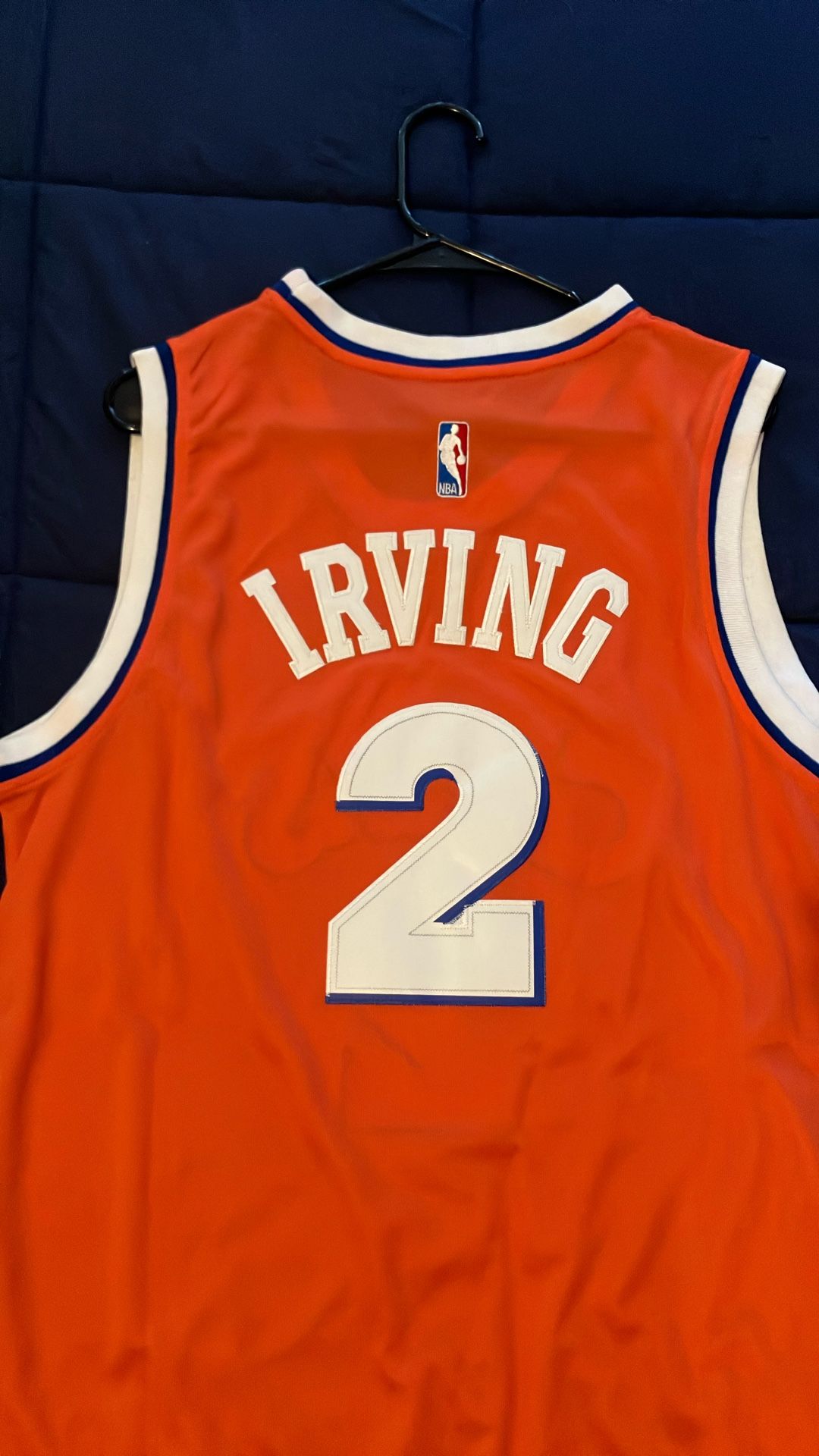 Kyrie Irving Cavs Orange Jersey