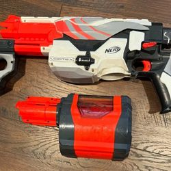 Nerf Vortex Pyragon Foam Disc Gun Including 40 Round Magazine Toy Blaster