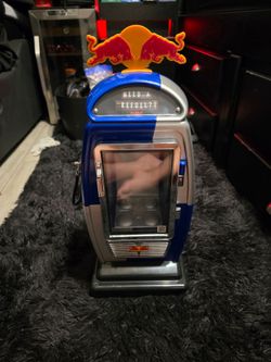 Mini Redbull gas pump refrigerator