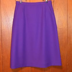 Vintage Purple Levi Strauss Bend Over Skirt Made in USA