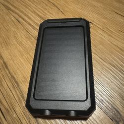 40000mah Solar Power Bank Usb-c Micro Usb Orange Brand New