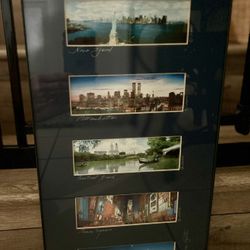 New York City landmarks, signed by the artist Boris Tyutin.