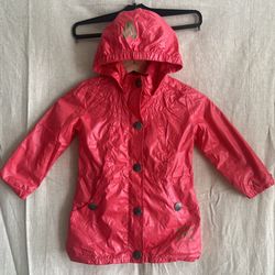 Girls Red Jacket Size 104, 3/4 Year