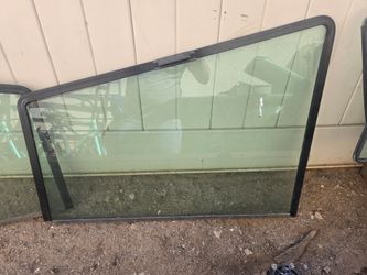 Glass window Bob cat or excavator