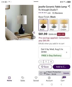 Jeselle Ceramic Table Lamp