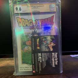 Cgc 9.6 signature series Dragonball super promo #1