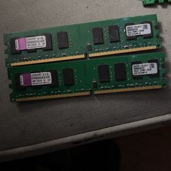 Kingston Ram Sticks 4 Gigabytes