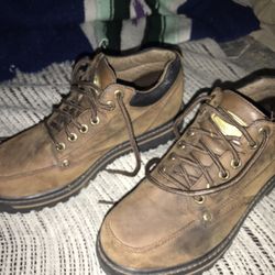 Very Nice Heavy Leather Sketchers Work Boots Size 9 Only $40 Firm