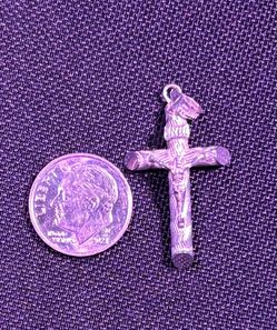 925 Italy Jesus Cross Pendant – Detailed Sterling Silver Crucifix