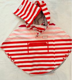 Hunter x Target Kids Striped Rain Poncho