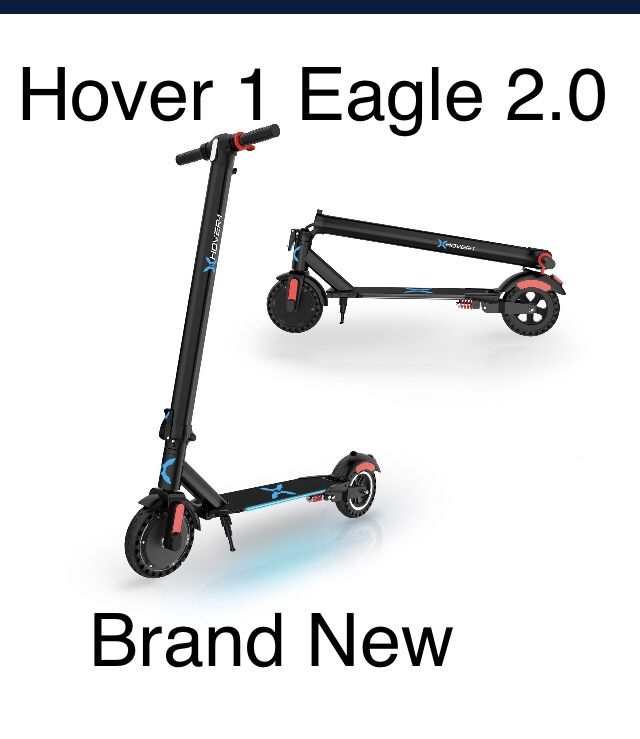 Hover-1 Eagle 2.0 Electric Folding w/ 6.5” Wheels Front & Back, 15 MPH Max Speed, LED Headlight, LCD Display, Built-In Suspensio Retails for $$199