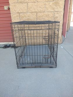 Large Wire Dog Crate with Tray