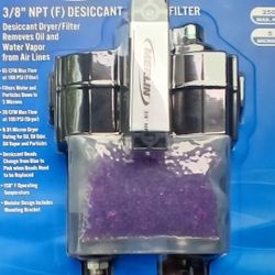 Pneumatic Systems/Air Tools 3/8" NPT (F) Desiccant Dryer/Filter