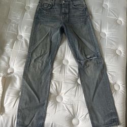Amiri MDS070 Straight Fit Jeans Blue Size 32
