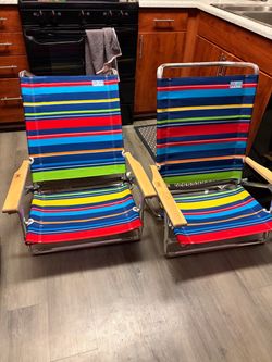 Rio Beach Folding Beach Chairs – Set of 2