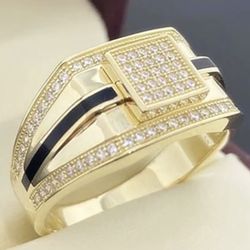 Gorgeous 14K Plated Men’s Rings … Large Selection… (Sizes 7-14 Small-Extra Large) Any Ring Only $65 Each