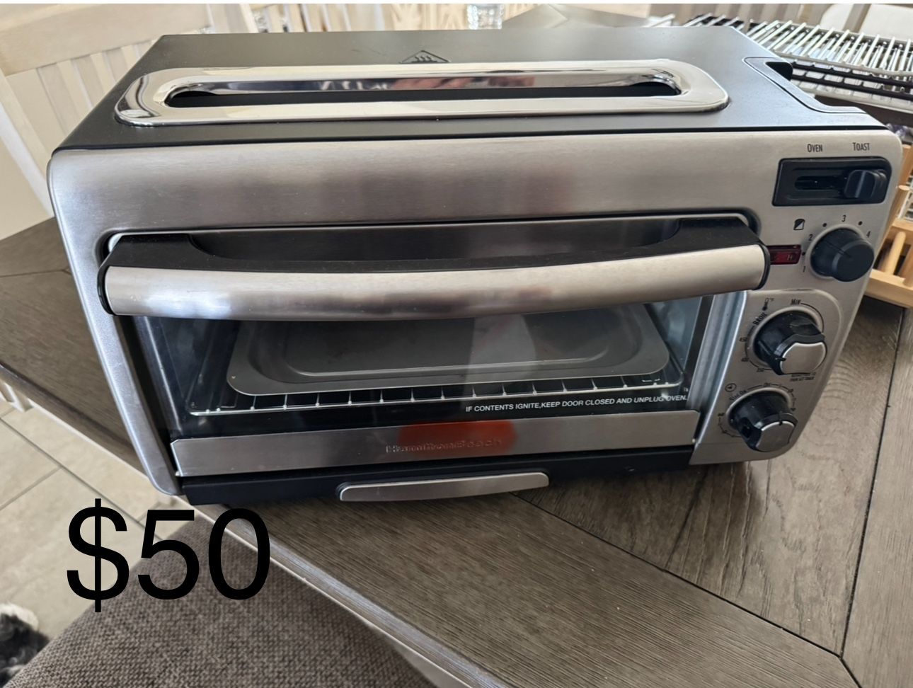 2-in -1 Oven and toaster
