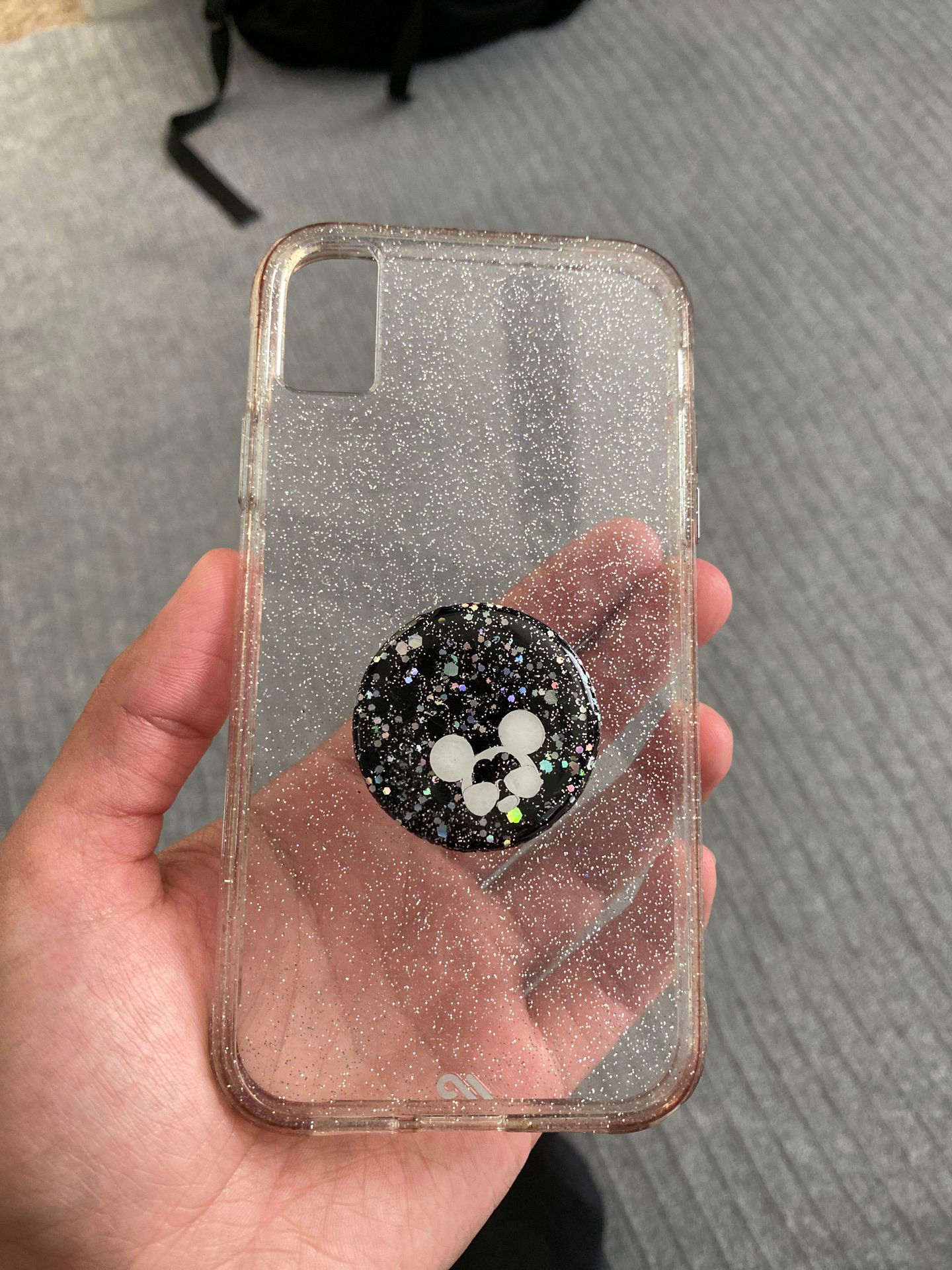iPhone XR Case with pop socket
