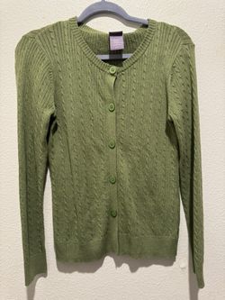Cottagecore Light Green Sweater