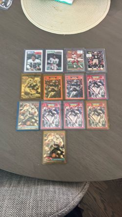 Vintage football rookie card lot, 11 rookies, 2 stars
