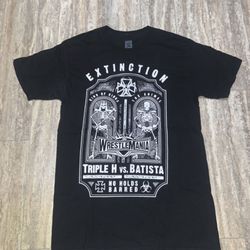 vintage HHH/Batista WWE WWF tee WRESTLEMANIA AEW WCW ECW WRESTLING- $40