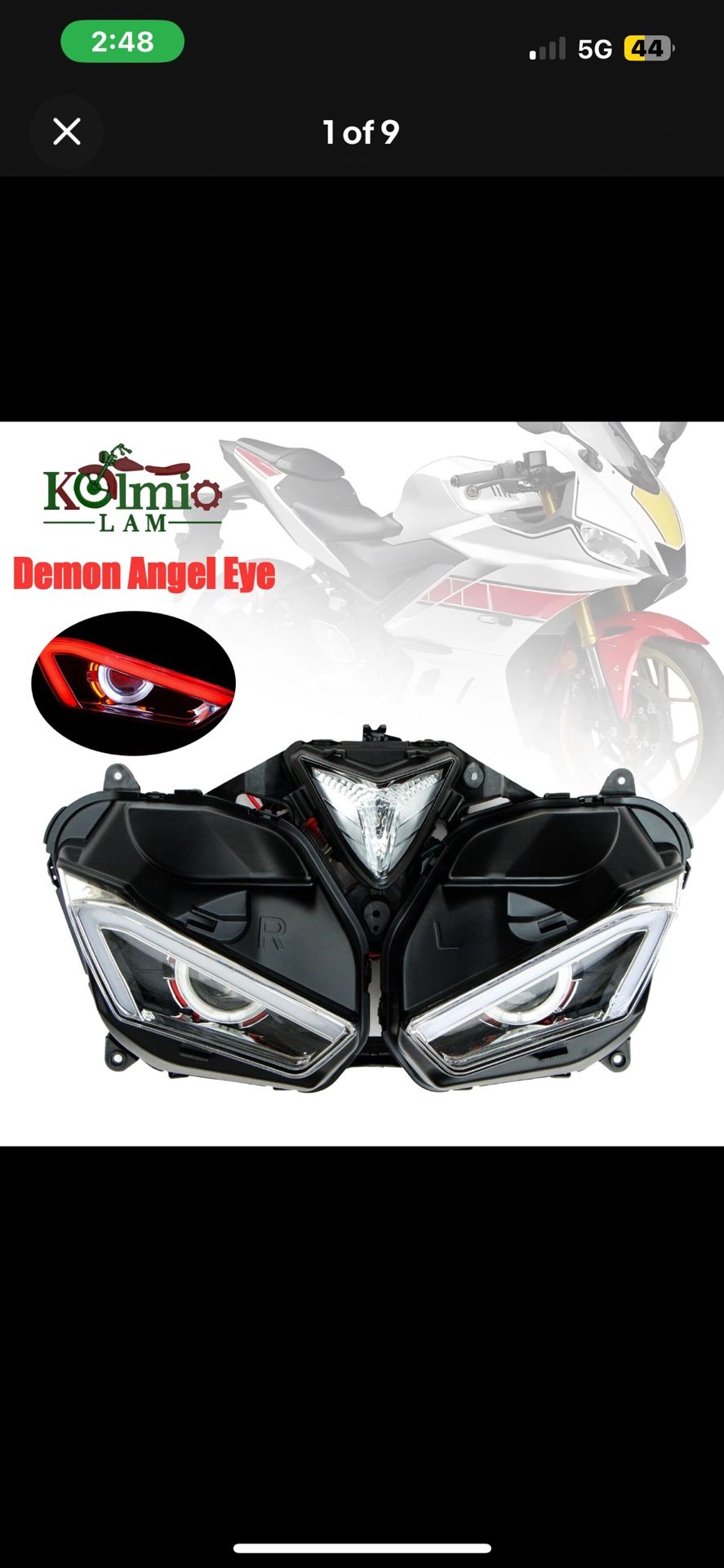 Yamaha R3 Headlights