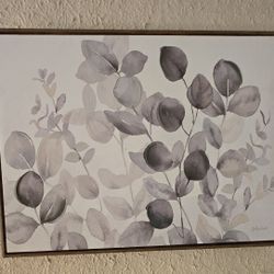 Cynthia Coulter Eucalyptus Leaves Canvas Framed