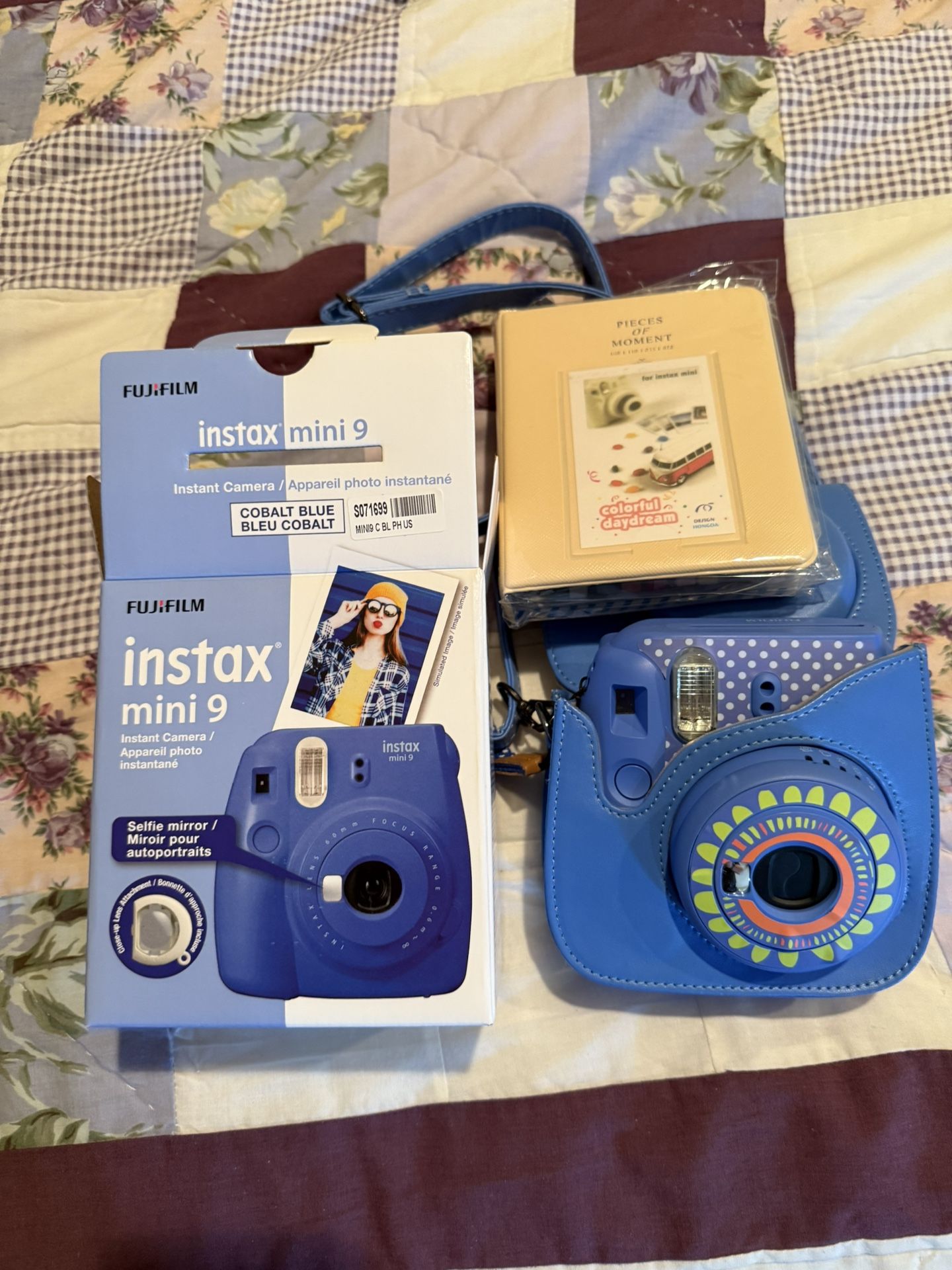 Fujifilm Instax Mini 9 Instant Camera – Cobalt Blue + Accessories