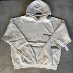 Light Oatmeal Essentials Hoodie