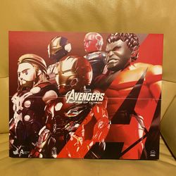 New Sealed Hot Toys Marvel Age Of The Ultron Artist Mix Series 2 Deluxe Action Figure Set