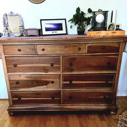 5 Ft Long Walnut Dresser