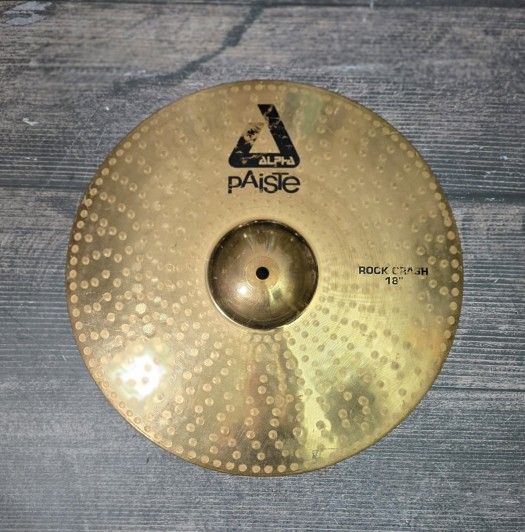 Paiste Alpha Rock Crash 18 Drum Cymbal !!$140 Or Best Offer !!!