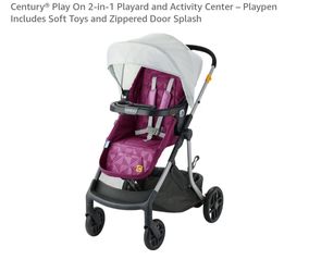 BRAND NEW SEALED Century Play On 2-in-1 Playard – Berry/Pink
