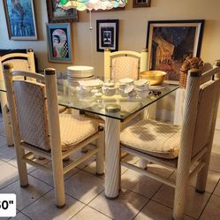 Dinning table with 4 chairs