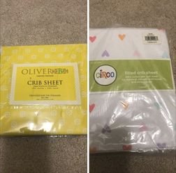 Brand new Crib sheet sets