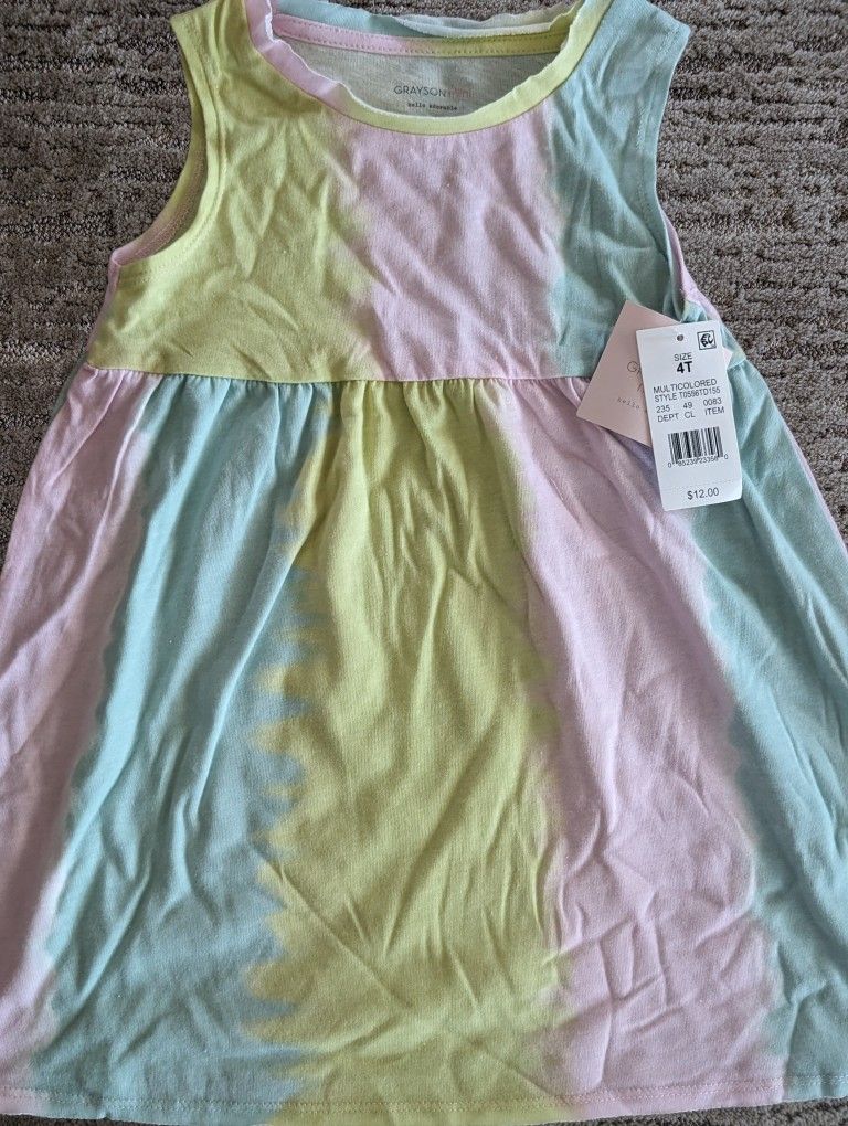 Multicolored Dress Size 4T 