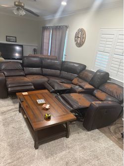 FREE BROWN COUCH