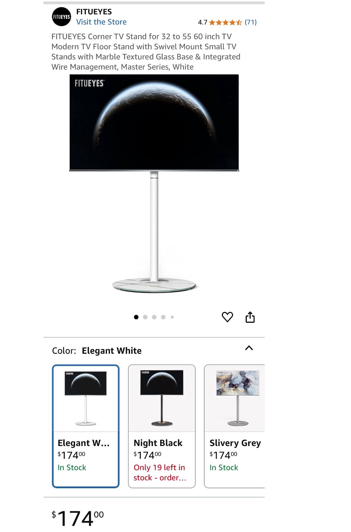Fitueyes TV stand 32 to 55 inch TV