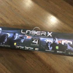NEW SET OF 4 LASER X GAMING BLASTERS GUNS 200’ RANGE KIDS TOYS - GREAT GIFT!