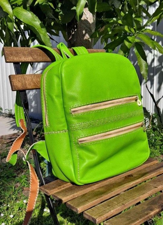 Handmade Lady Leather Bag, Tote Never used