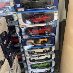 Toy Cars 1/18 New  $35 Each 