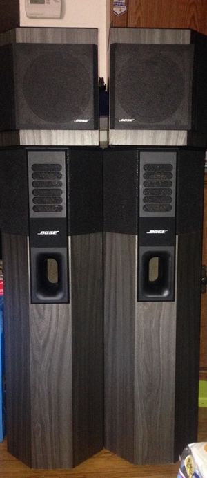 Bose 701 Floor Tower Standing Speakers And Bose 2001